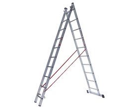 Euroline Ladder dubbel recht 2x12 sporten