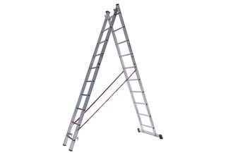 Euroline Ladder dubbel recht 2x12 sporten