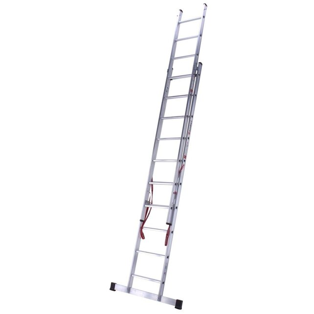 Ladder dubbel recht 2x14 sporten