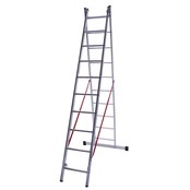 Ladder dubbel recht 2x14 sporten
