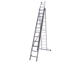 Euroline Ladder driedelig recht 3x12 sporten