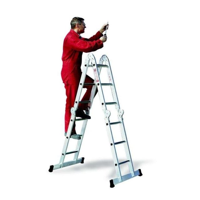 Vouwladder 4x4 sporten