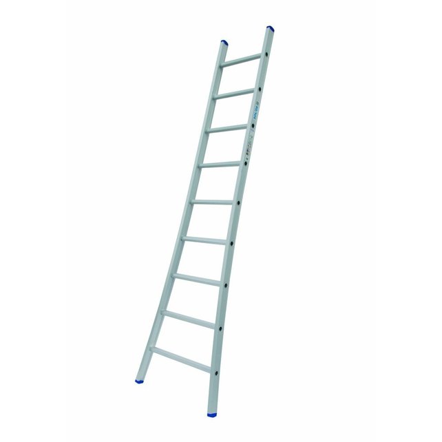 Ladder Type A09 enkel uitgebogen 1x9 sporten