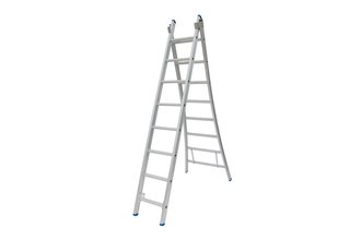 Solide Ladder Type C gecoat dubbel uitgebogen 2x8 sporten