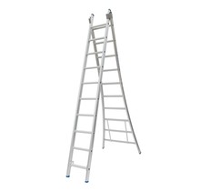 Ladder Type C gecoat dubbel uitgebogen 2x10 sporten