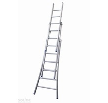 Ladder Type D gecoat driedelig uitgebogen 3x6 sporten