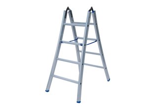 Solide Scharnierladder Type B dubbel uitgebogen 2x4 sporten