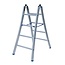 Solide Scharnierladder Type B dubbel uitgebogen 2x4 sporten