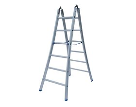 Solide Scharnierladder Type B dubbel uitgebogen 2x6 sporten