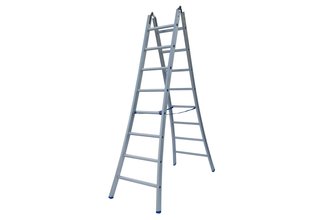 Solide Scharnierladder Type B dubbel uitgebogen 2x8 sporten