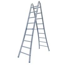 Scharnierladder Type B dubbel uitgebogen 2x14 sporten