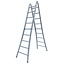 Solide Scharnierladder Type B dubbel uitgebogen 2x14 sporten