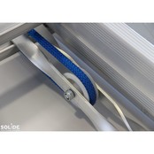 Schuifladder met touw Type E30 gecoat dubbel recht 2x30 sporten + stabiliteitsbalk Schuifladder met touw Type E30 gecoat dubbel recht 2x30 sporten + stabiliteitsbalk