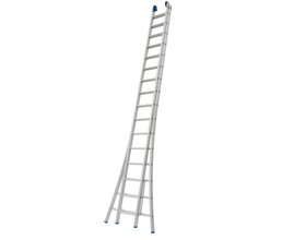 Solide Ladder Type CB dubbel uitgebogen 2x16 sporten + gevelrollen