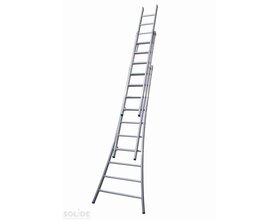 Solide Ladder Type DB driedelig uitgebogen 3x10 sporten