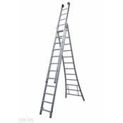 Ladder Type DB driedelig uitgebogen 3x14 sporten + gevelrollen