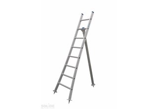 Solide Plukladder Type G enkel uitgebogen 1x6 sporten