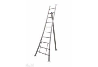 Eurostairs Plukladder enkel uitgebogen 1x10 sporten