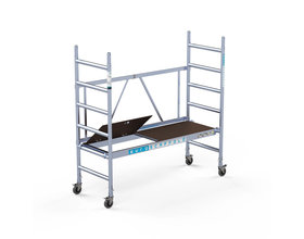 Kamersteiger compleet 75x190 3m werkhoogte carbon platform met luik