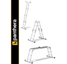 Vouwladder 4 x 3 treden met platform