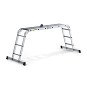Vouwladder 4 x 3 treden met platform Vouwladder 4 x 3 treden met platform
