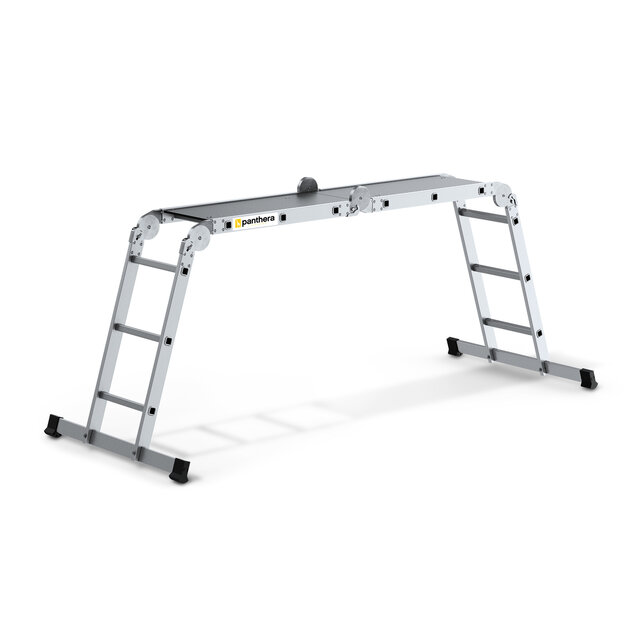 Vouwladder 4 x 3 treden met platform Vouwladder 4 x 3 treden met platform