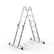 Vouwladder 4 x 3 treden met platform Vouwladder 4 x 3 treden met platform
