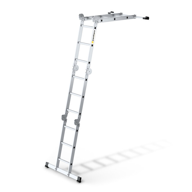 Vouwladder 4 x 3 treden met platform Vouwladder 4 x 3 treden met platform