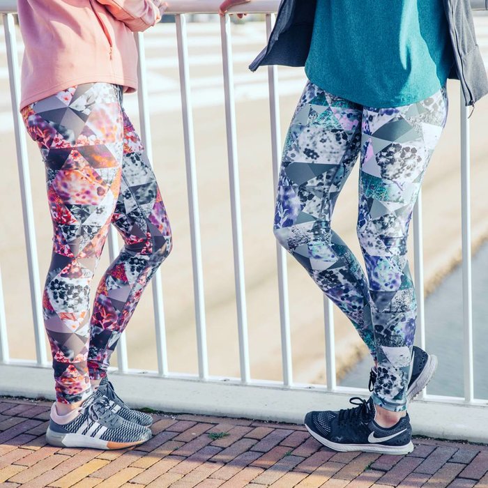 LA ROCHA Dames hardloopbroek lang La Rocha Crystal Pink - Long Tight