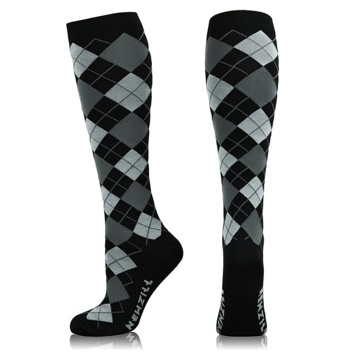 NEWZILL Newzill compressiekousen VIBE ARGYLE