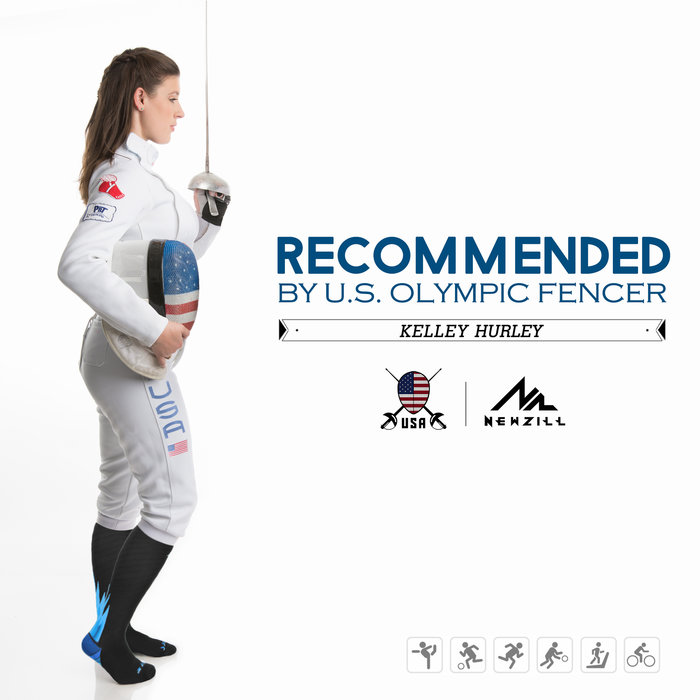 NEWZILL Newzill compressiekousen VIBE ICE