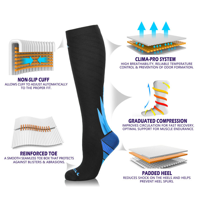 NEWZILL Newzill compressiekousen VIBE ICE