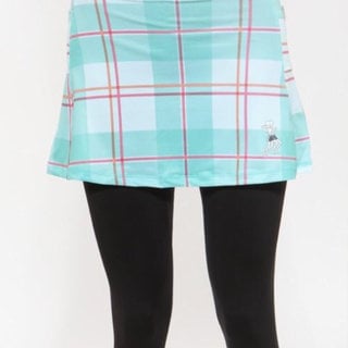 RUNNING SKIRTS Capri Skirt Carribean Plaid