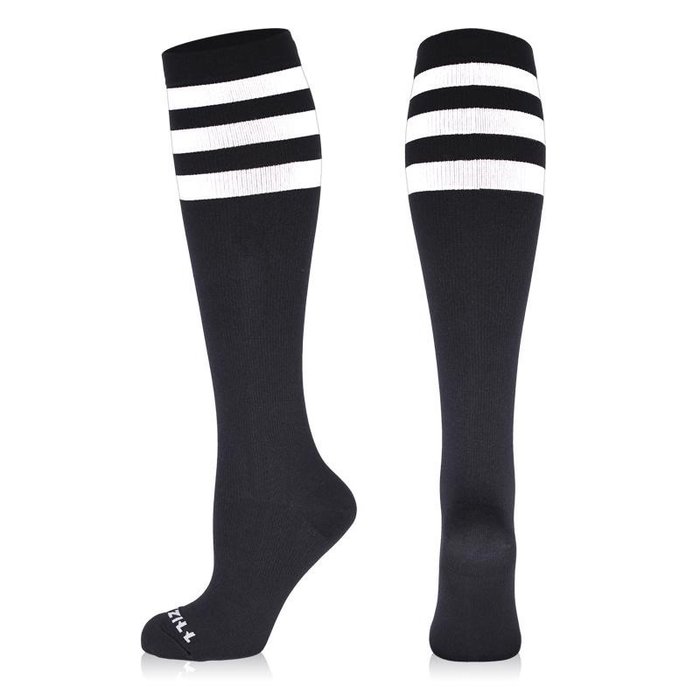 NEWZILL Newzill compressiekousen 24/7 Black and White