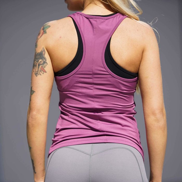 BARA Sportswear Dames hardloopsinglet Purple Basic