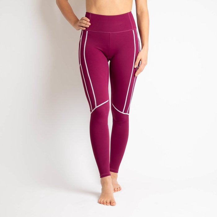 BARA Sportswear Dames hardloopbroek lang Courage Cherry