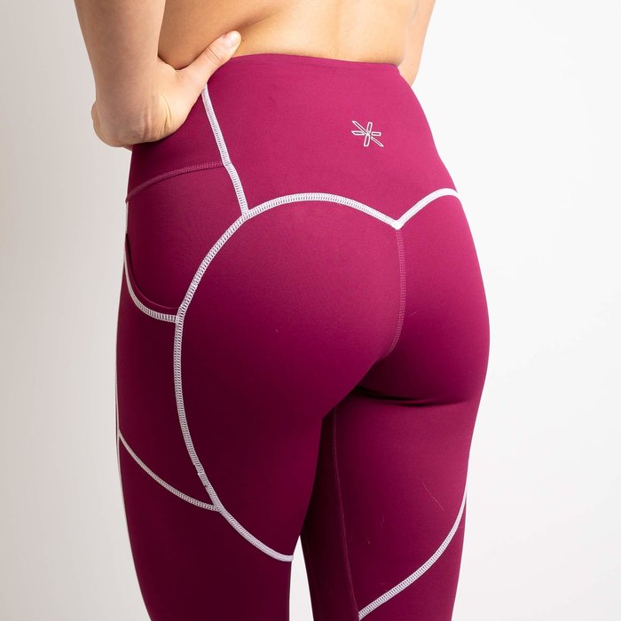 BARA Sportswear Dames hardloopbroek lang Courage Cherry