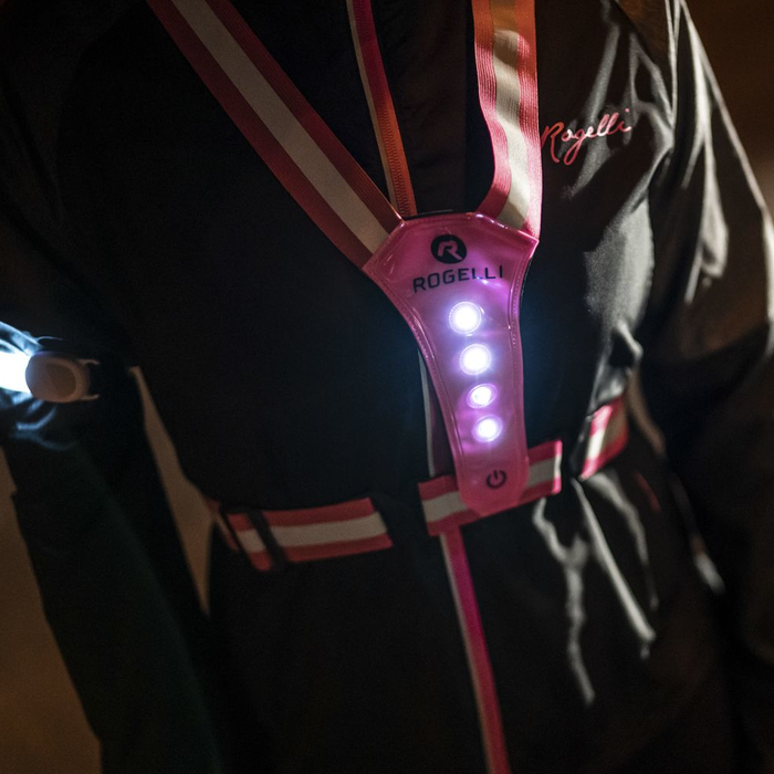 ROGELLI SPORTSWEAR hardloop reflectie LED vest neon geel