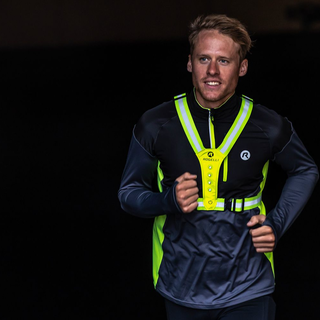 ROGELLI SPORTSWEAR Hardloop reflectie LED vest Neon Geel