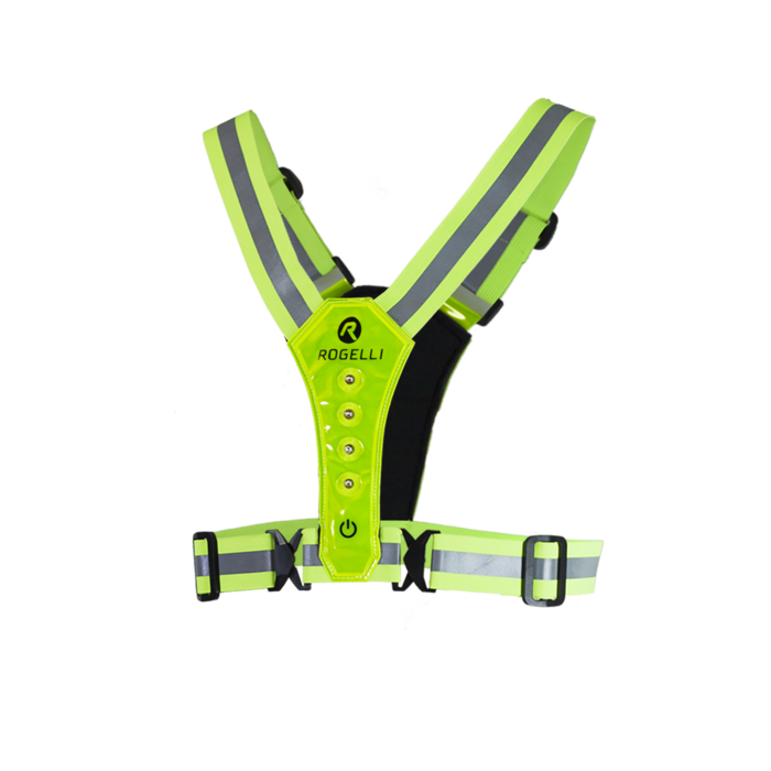 ROGELLI SPORTSWEAR hardloop reflectie LED vest neon geel