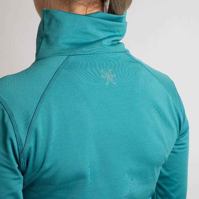 BARA Sportswear Dames hardloopshirt lange mouw Winter Teal