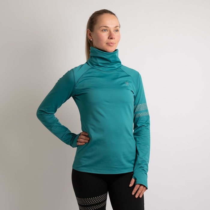 BARA Sportswear Dames hardloopshirt lange mouw Winter Teal