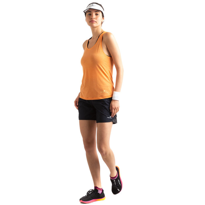 RONHILL Dames hardloop singlet Life Tencel Peach Marl
