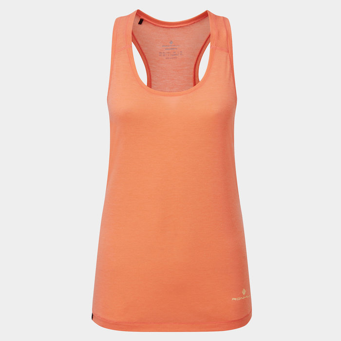 RONHILL Dames hardloop singlet Life Tencel Peach Marl
