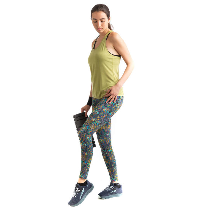 RONHILL Dames hardloopbroek lang Life Multi Tie Dye