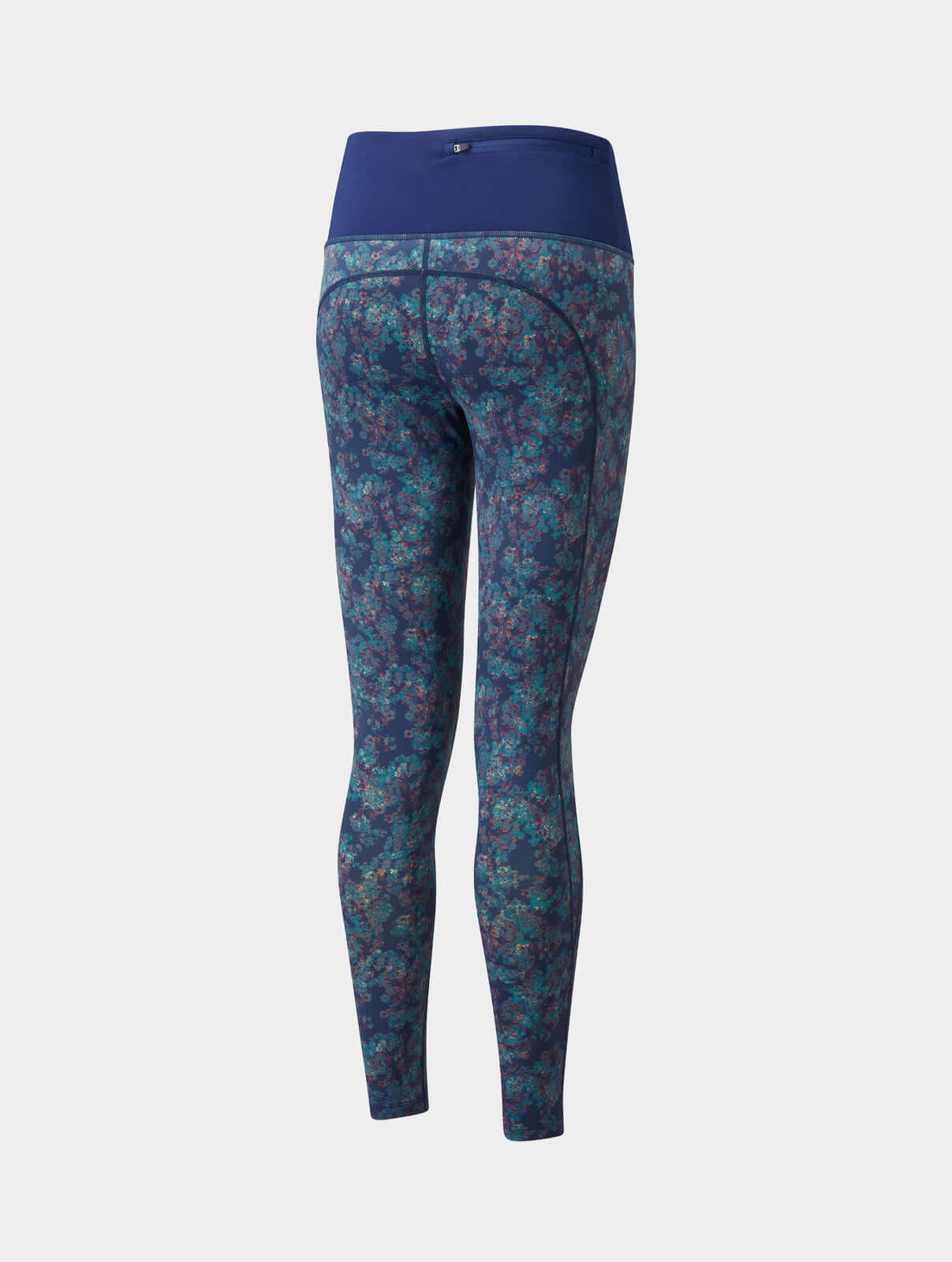 Ronhill dames hardloopbroek lang Life Deep Blue Micro Floral