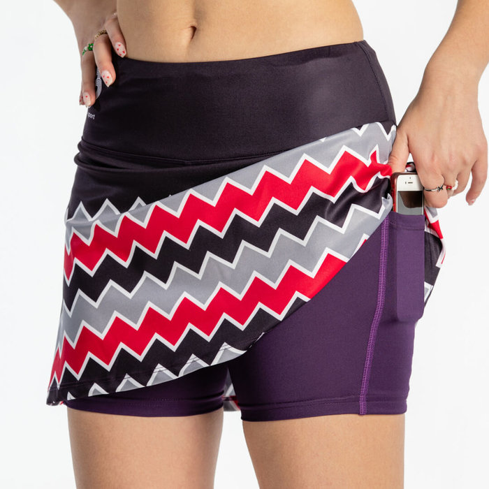 POLKA SPORT Hardlooprokje Justyne ZigZag