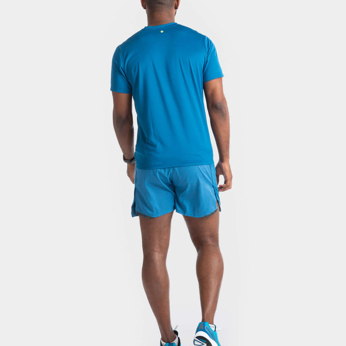 RONHILL Heren hardloopshirt korte mouw Tech S/S tee Prussian Blue