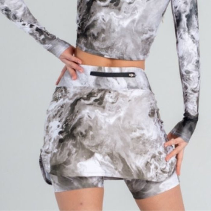 SLAVI  Hardlooprokje met short Smoke Shadow