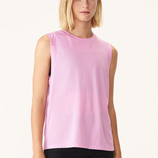 RÖHNISCH Dames hardloopshirt mouwloos Kay Singlet Mesh Pastel Lavender